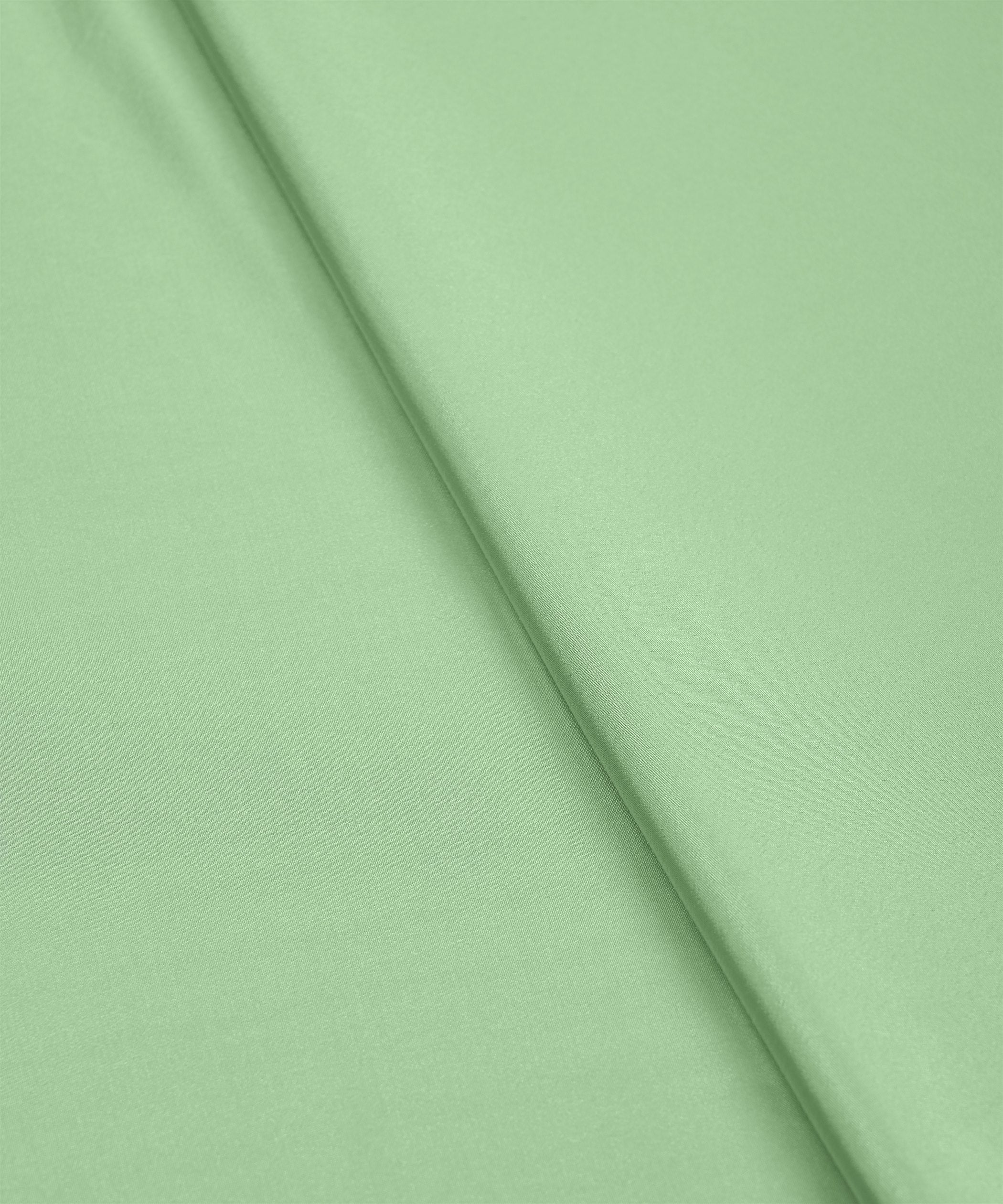 Pista Green Plain Dyed Crepe Fabric