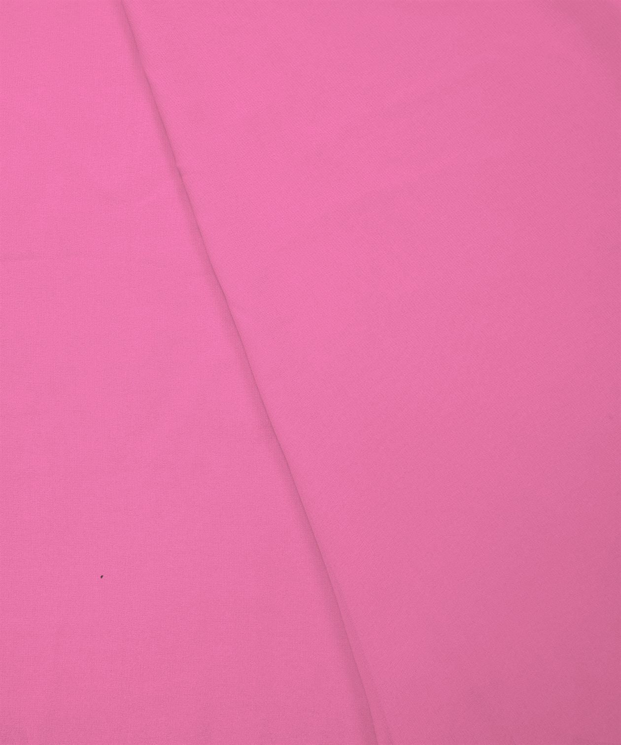 Baby Pink Plain Dyed Georgette (60 Grams) Fabric