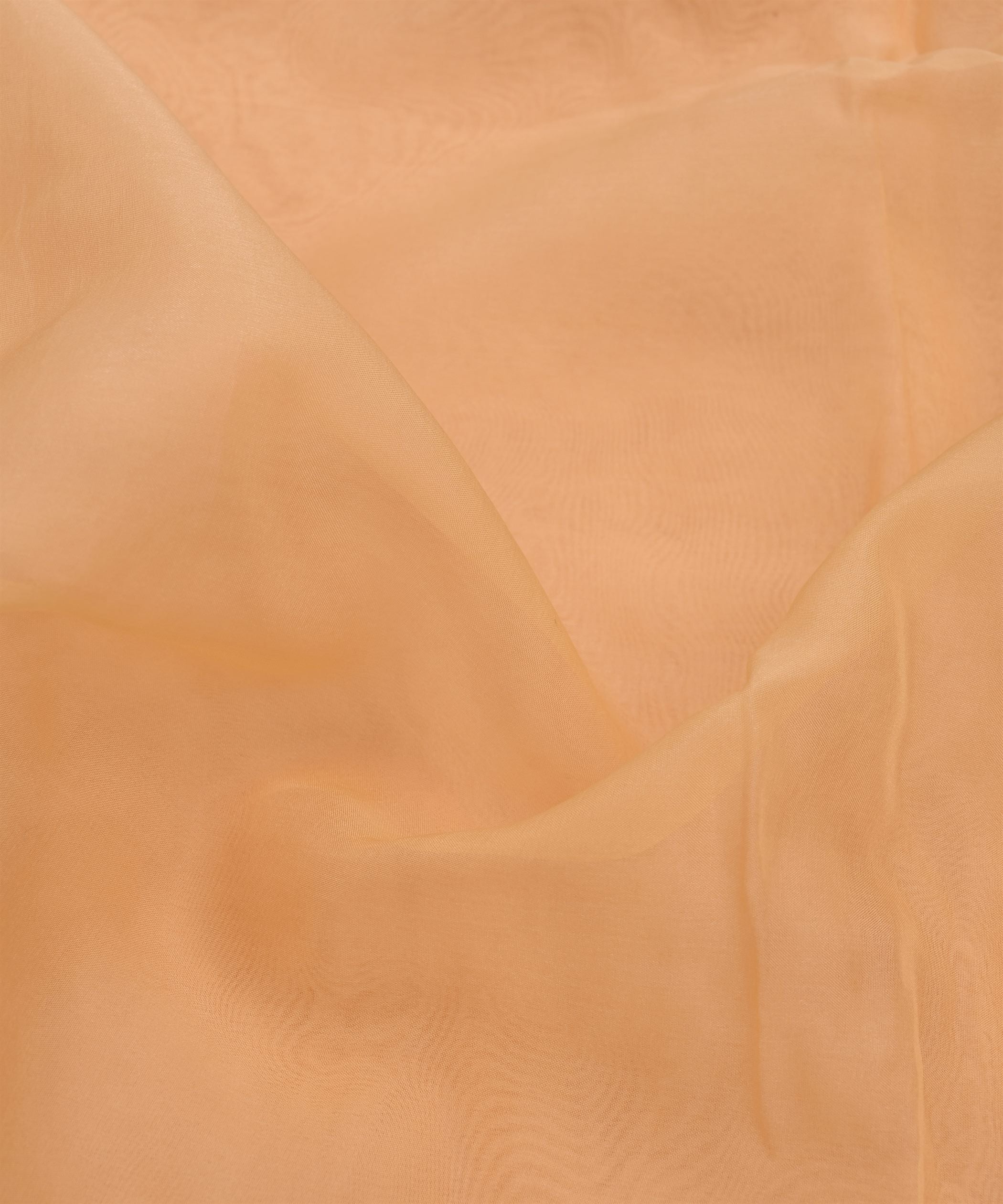 Sepia Plain Dyed Organza Fabric