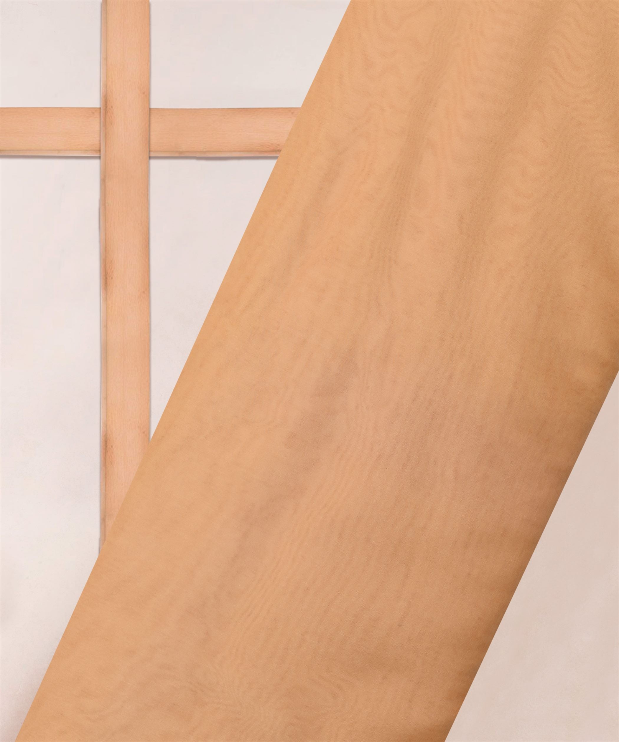 Sepia Plain Dyed Organza Fabric