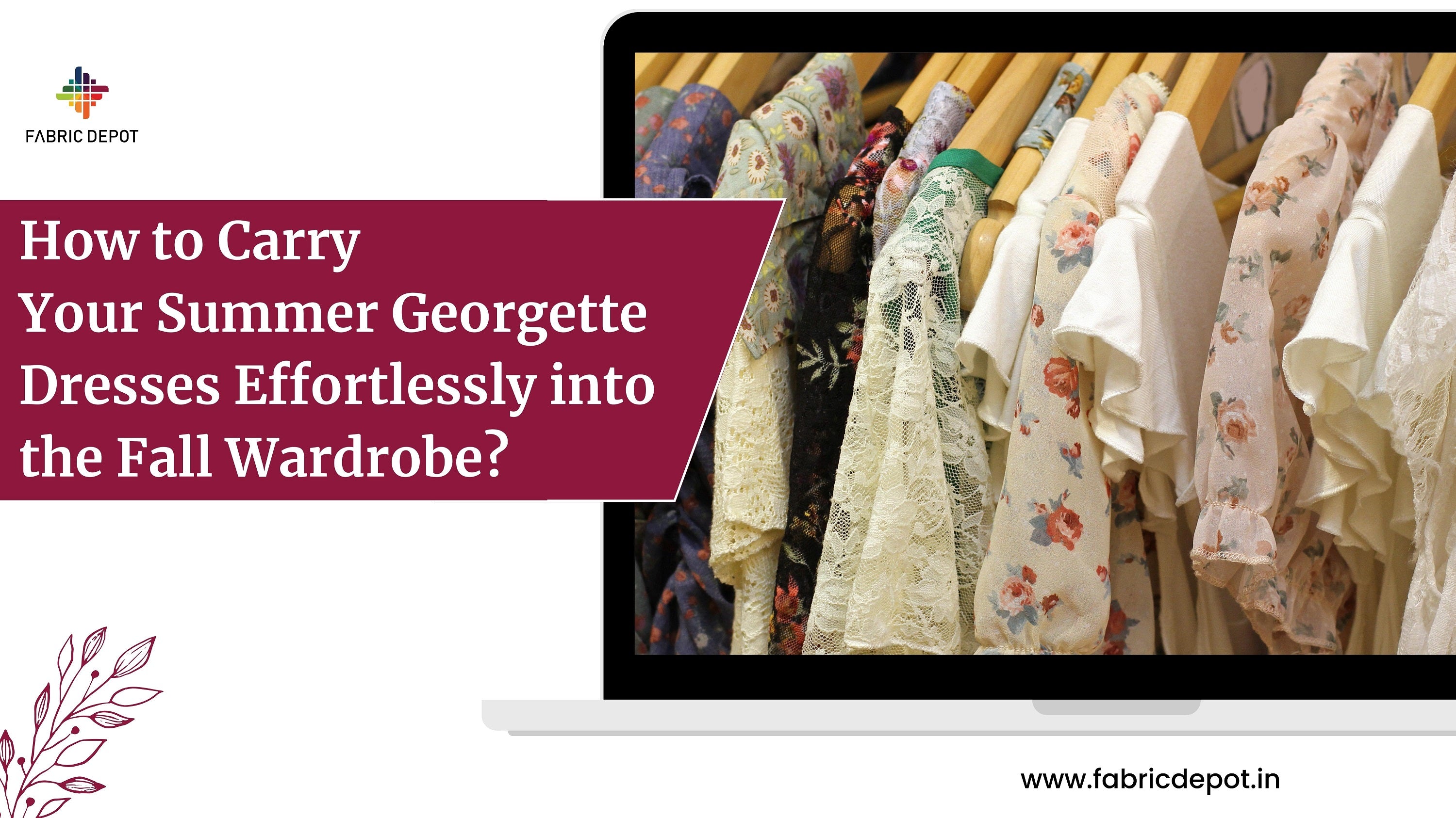 How to Carry Your Summer Georgette Dresses Effortlessly into the Fall Wardrobe?