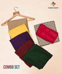 Exclusive Fancy Cut Piece Combo-Pack of 7