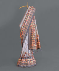 Ethnic Designer Saree with Unstitched Blouse
