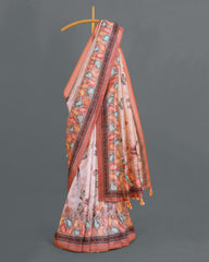 Ethnic Designer Saree with Unstitched Blouse