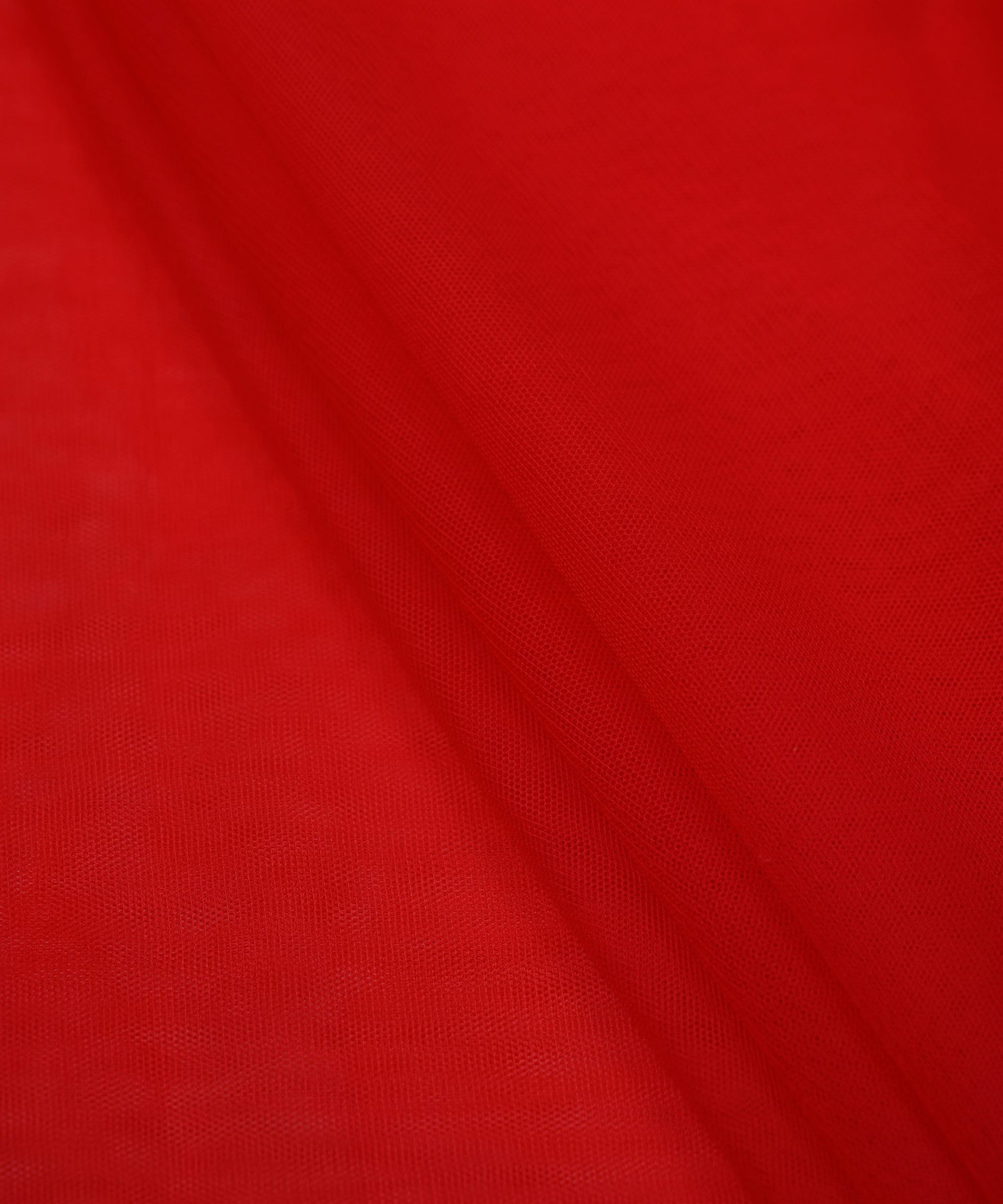 Red Color Net Pattern Buy Plain Dyed Net Dark Red Fabric at wholesale rate ₹ 64/- Per Metre ...