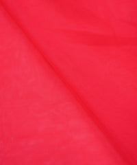 Light Red Plain Dyed Net Fabric