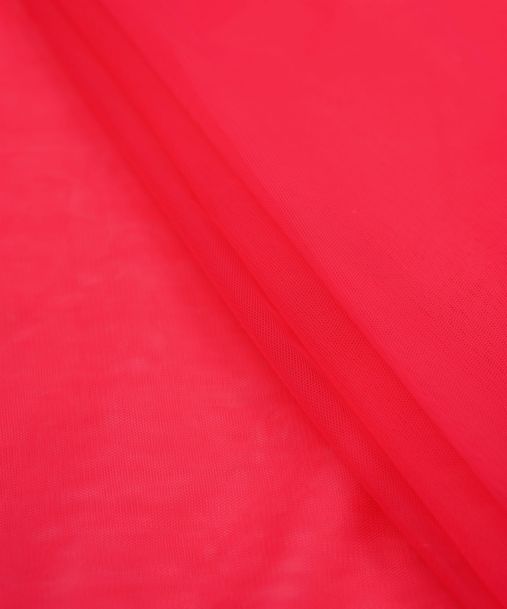 Red Color Net Pattern Buy Plain Dyed Net Fabric-Light Red Online at Wholesale Prices | Fabric ...