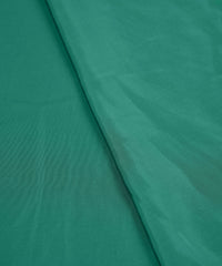 Aqua Green Plain Dyed American Crepe Fabric