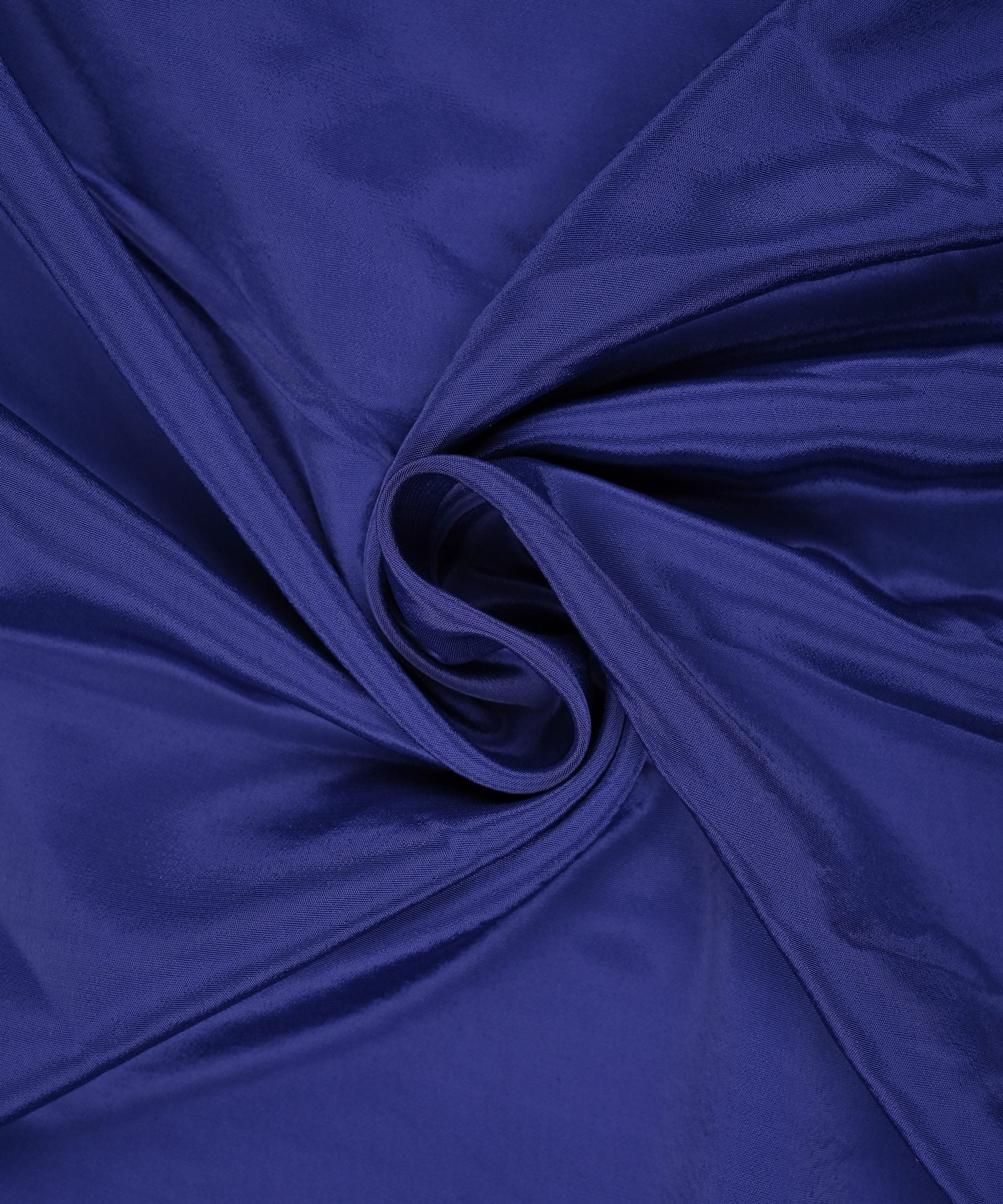 Dark Blue Plain Dyed American Crepe Fabric