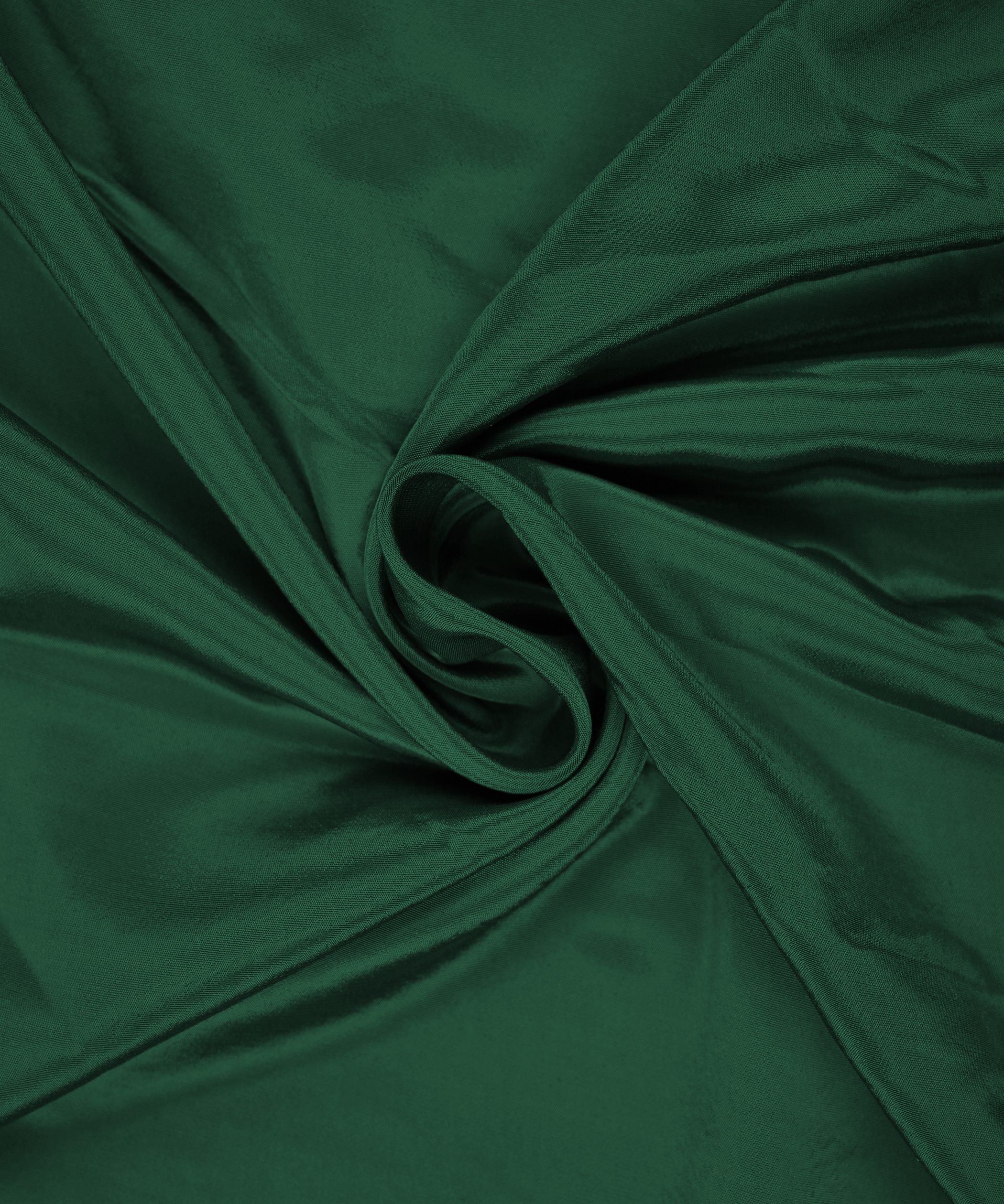 Dark Green Plain Dyed American Crepe Fabric