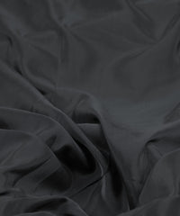 Dark Grey Plain Dyed American Crepe Fabric