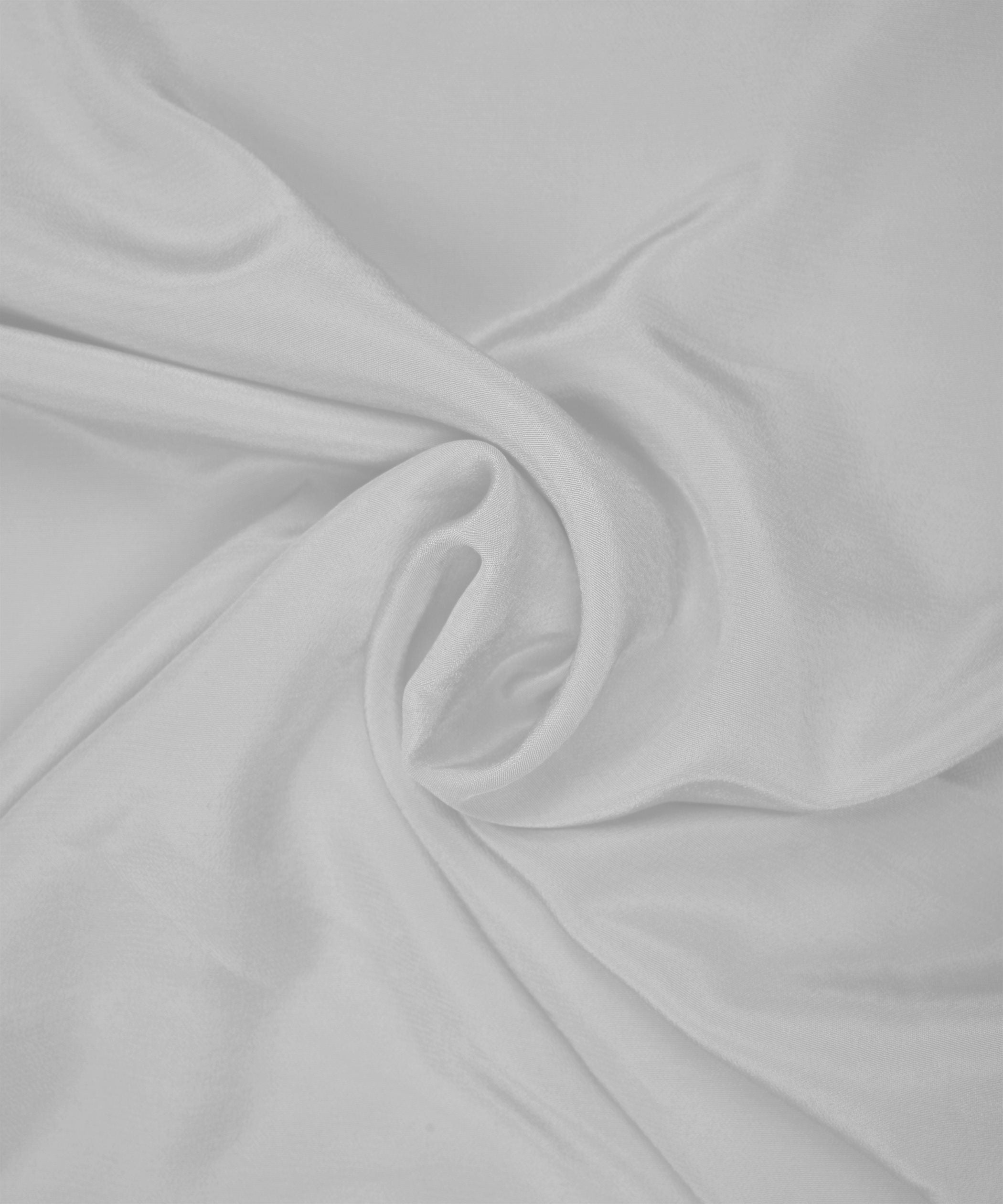 White Plain Dyed American Crepe Fabric