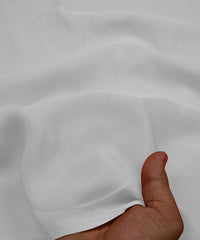 White Plain Dyed American Crepe Fabric