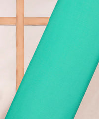 Aquamarine Green Plain Dyed Bemberg Chiffon fabric