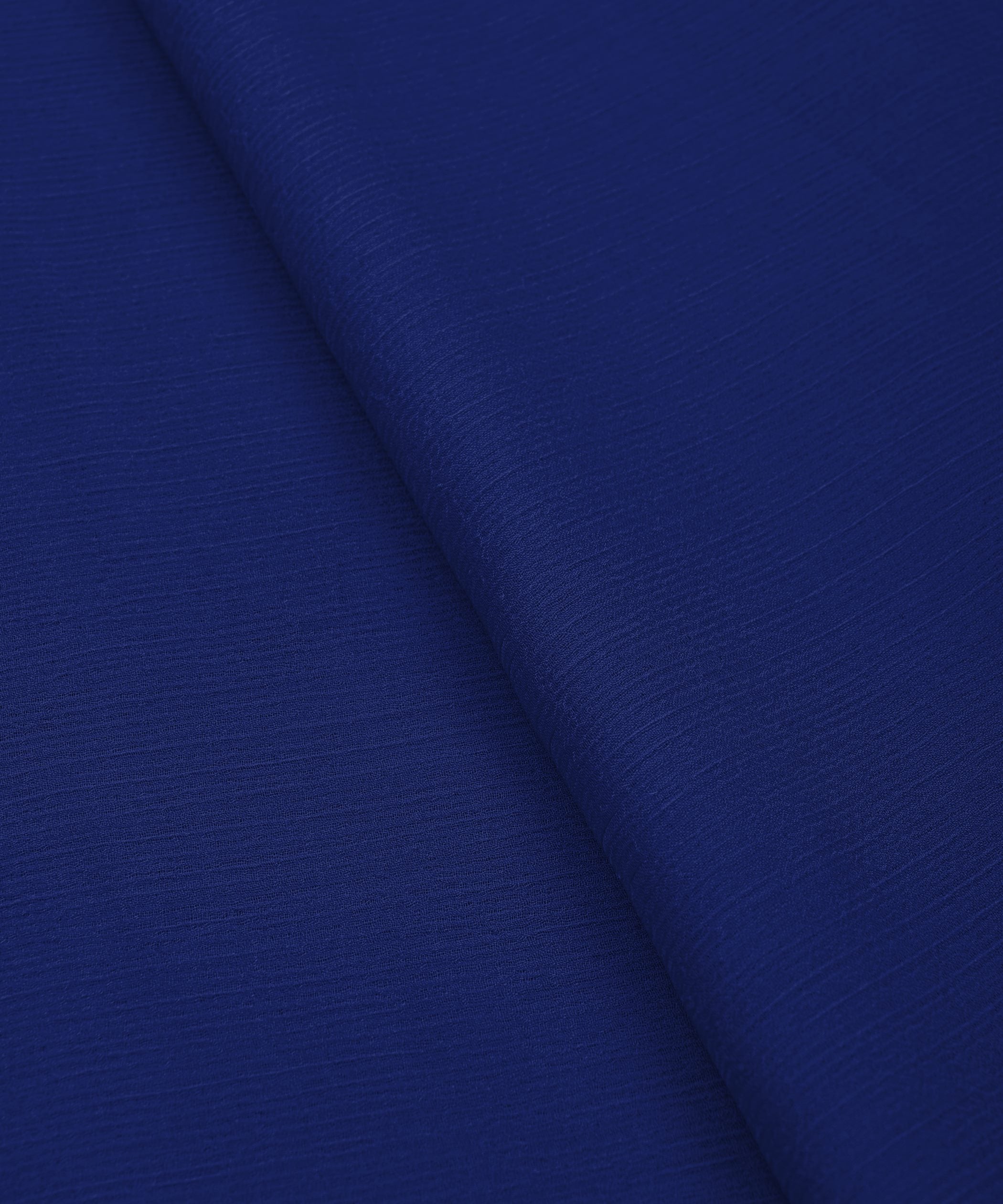Navy Blue Plain Dyed Bemberg Chiffon Fabric
