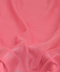 Peach Plain Dyed Bemberg Chiffon Fabric