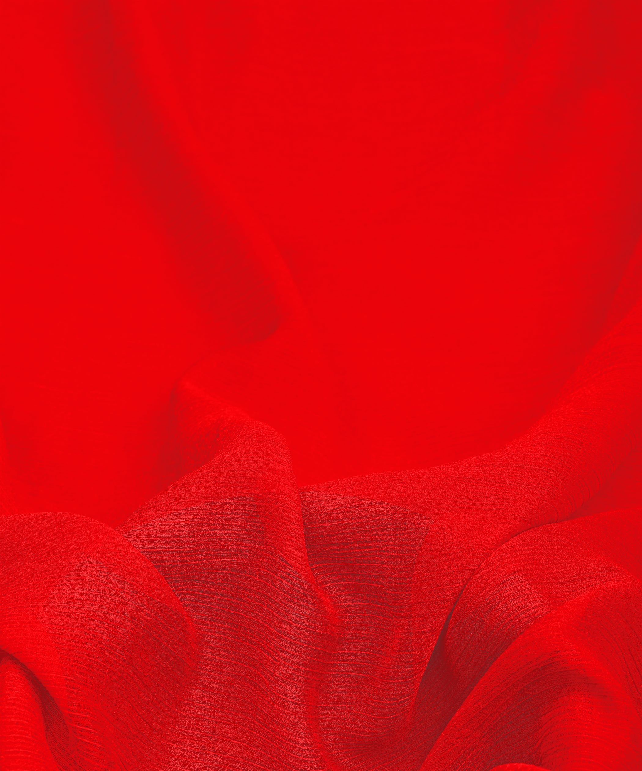 Reddish Pink Plain Dyed Bemberg Chiffon Fabric