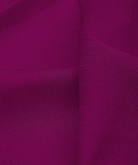 Violet Plain Dyed Bemberg Chiffon Fabric