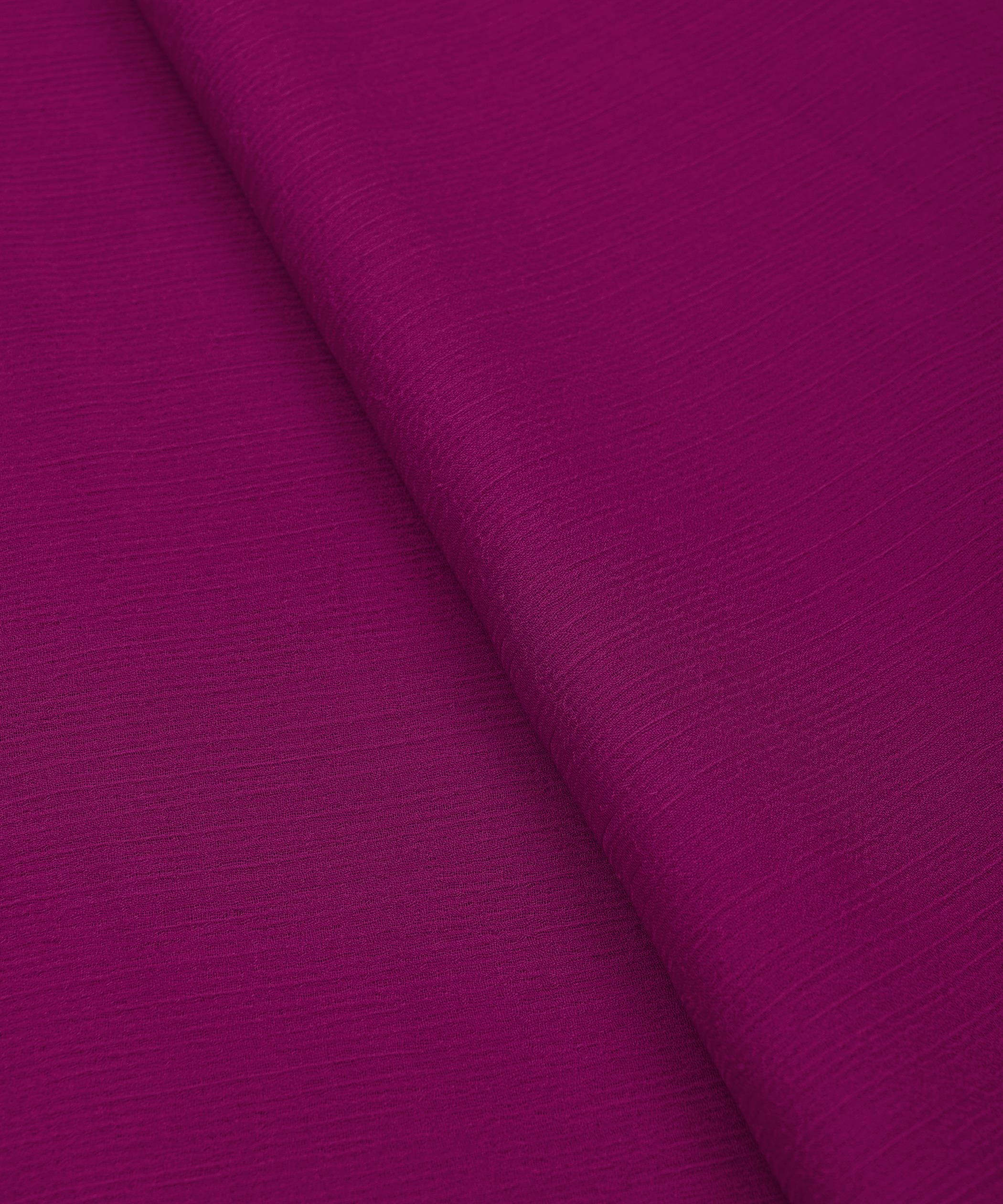 Violet Plain Dyed Bemberg Chiffon Fabric