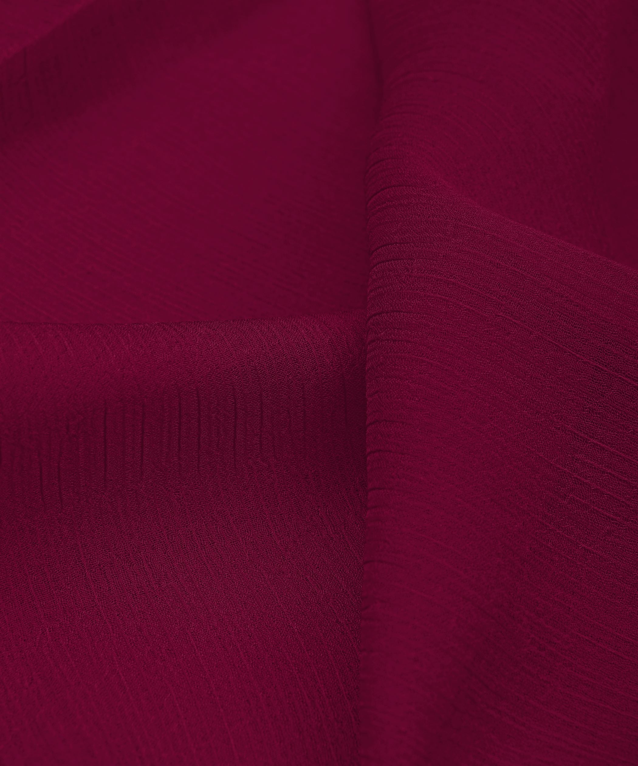 Wine Plain Dyed Bemberg Chiffon Fabric