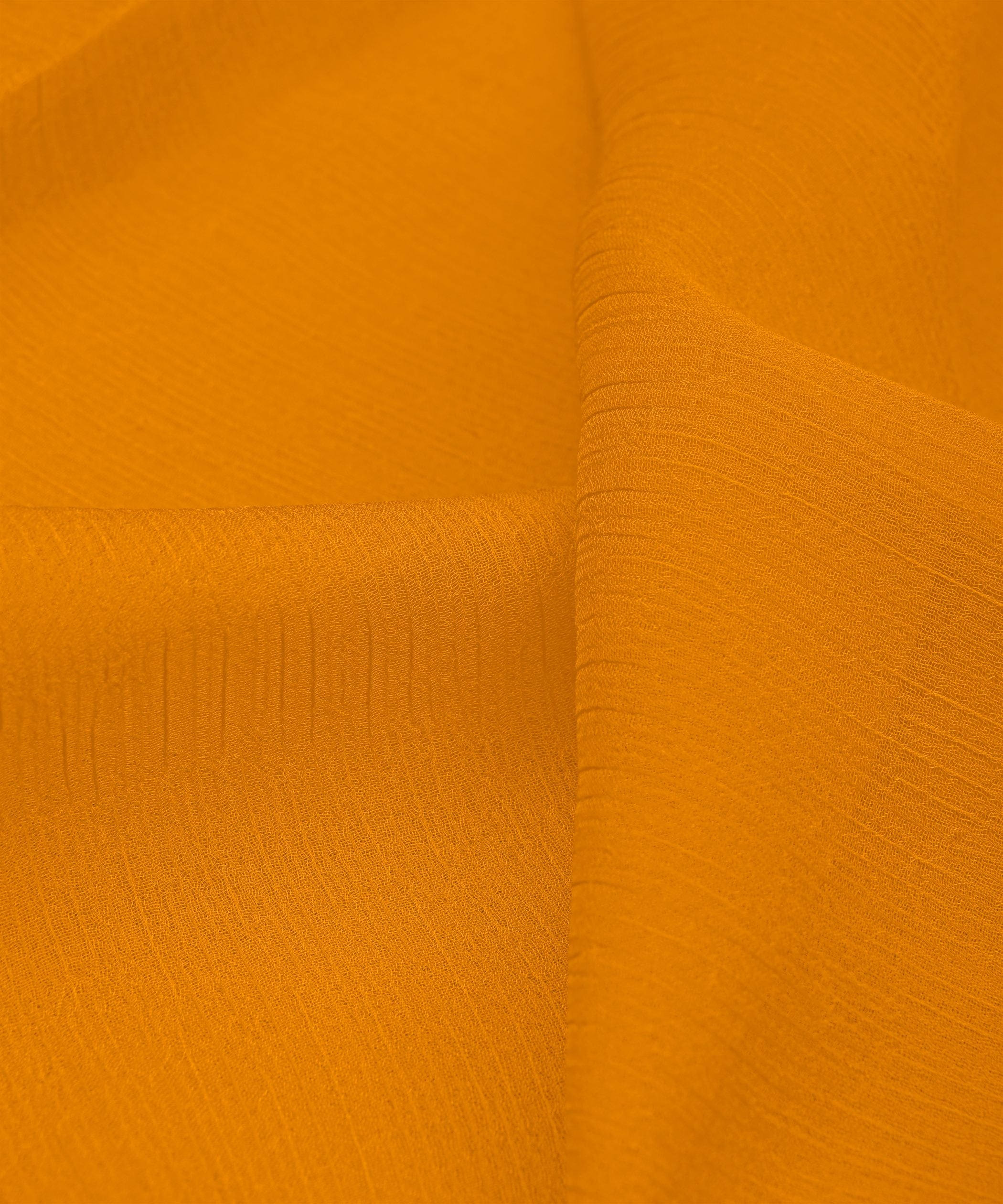 Yellow Plain Dyed Bemberg Chiffon Fabric