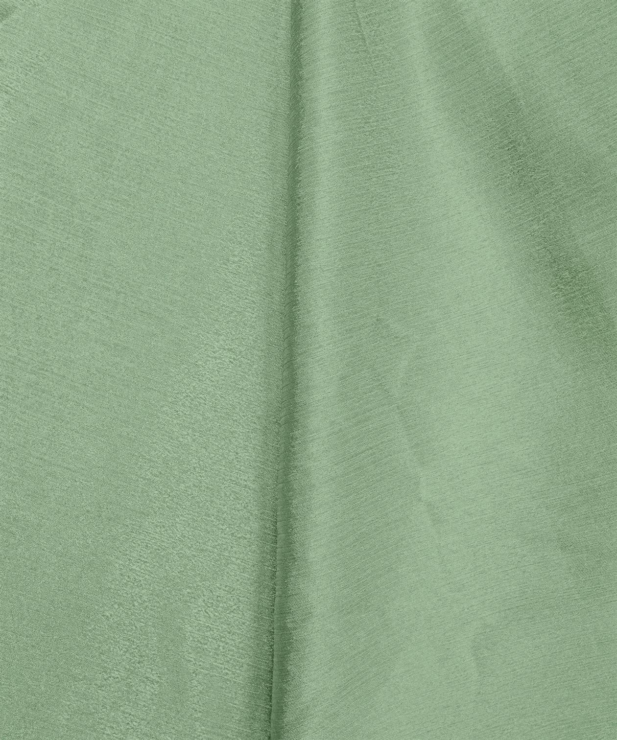 Dusty Green Plain Dyed Bright Chiffon Fabric