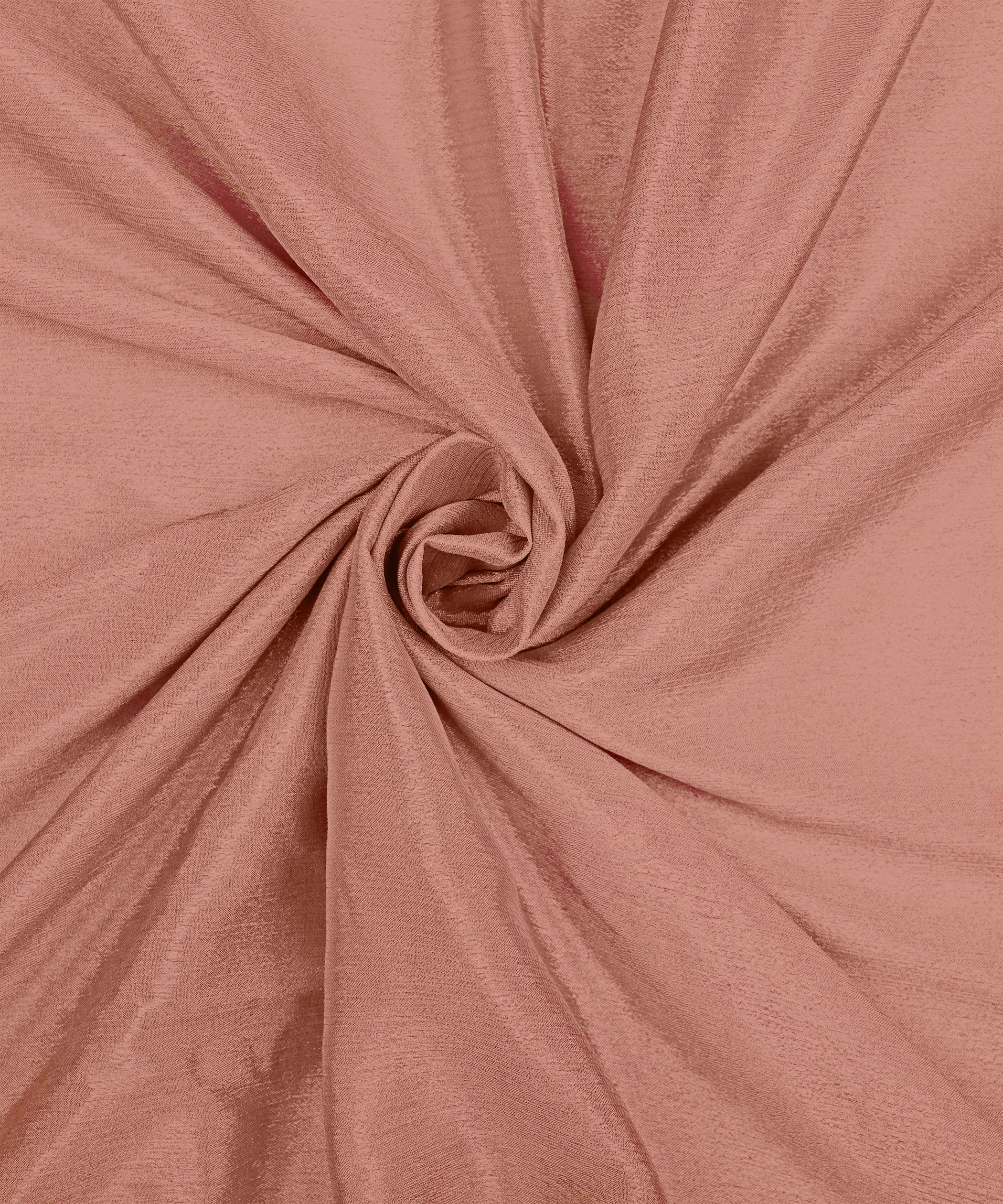 Dusty Peach Plain Dyed Bright Chiffon Fabric