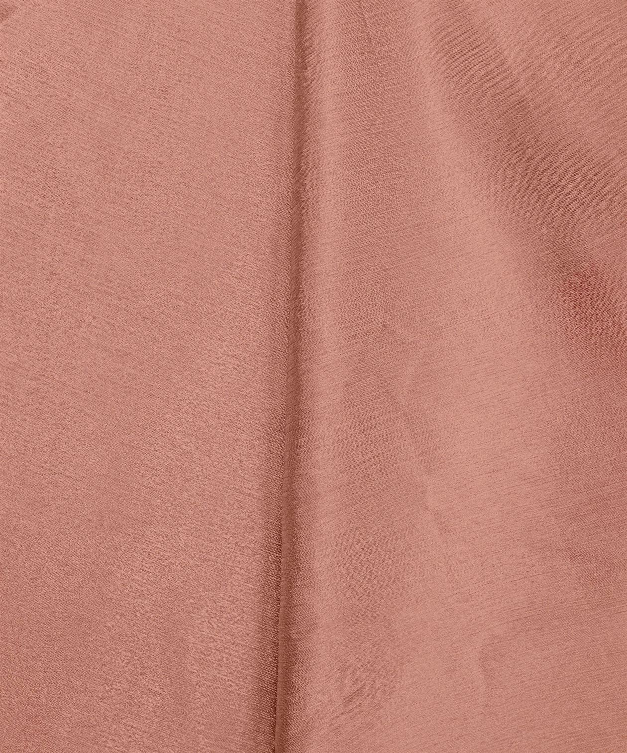 Dusty Peach Plain Dyed Bright Chiffon Fabric