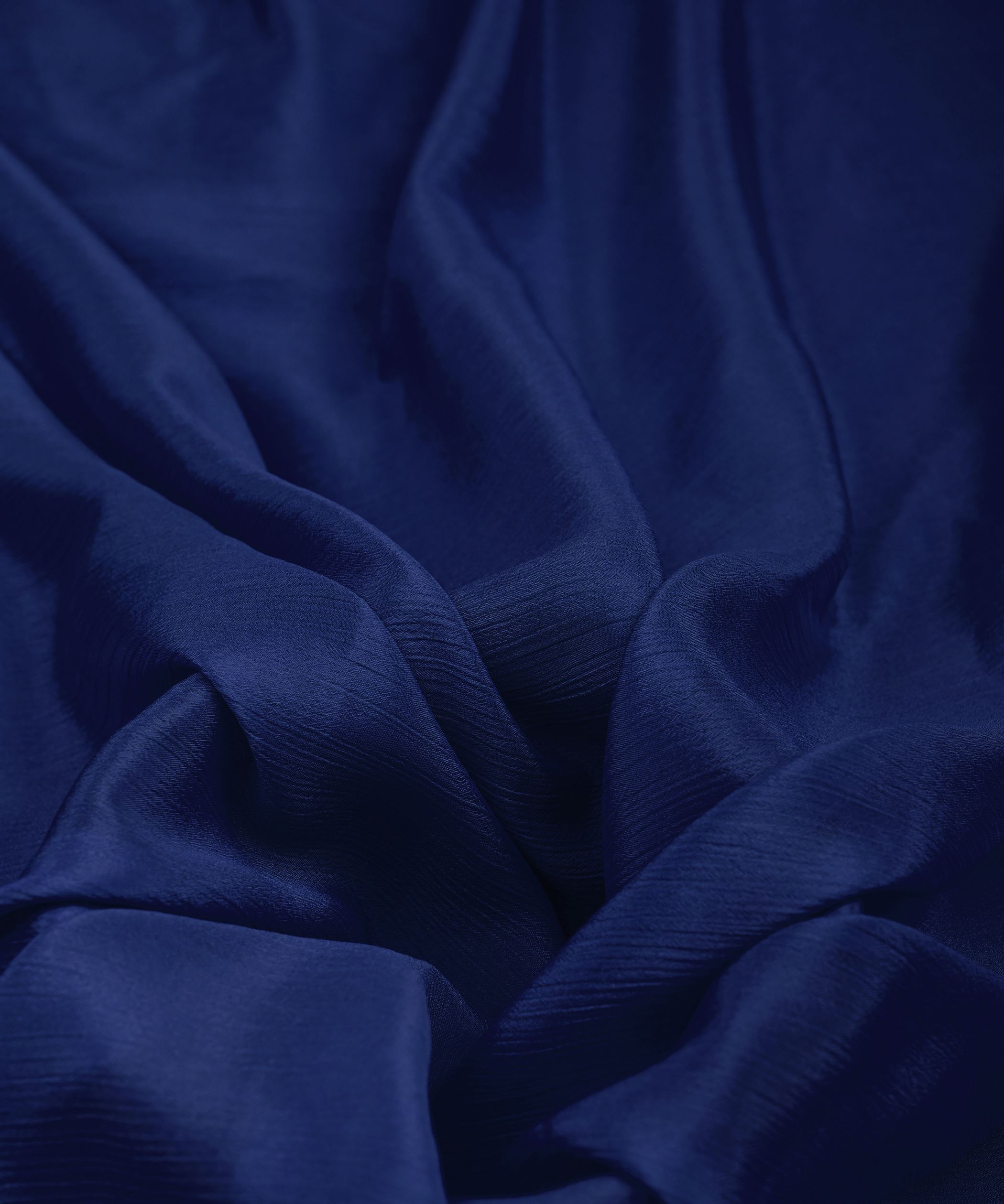 Navy Blue Plain Dyed Bright Chiffon Fabric