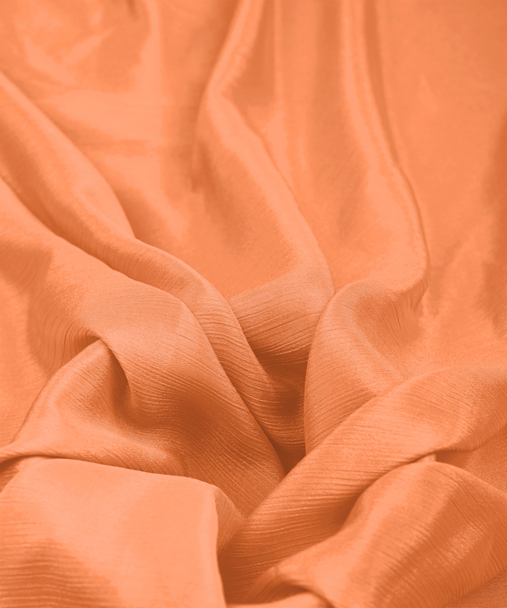 Peach Plain Dyed Bright Chiffon Fabric