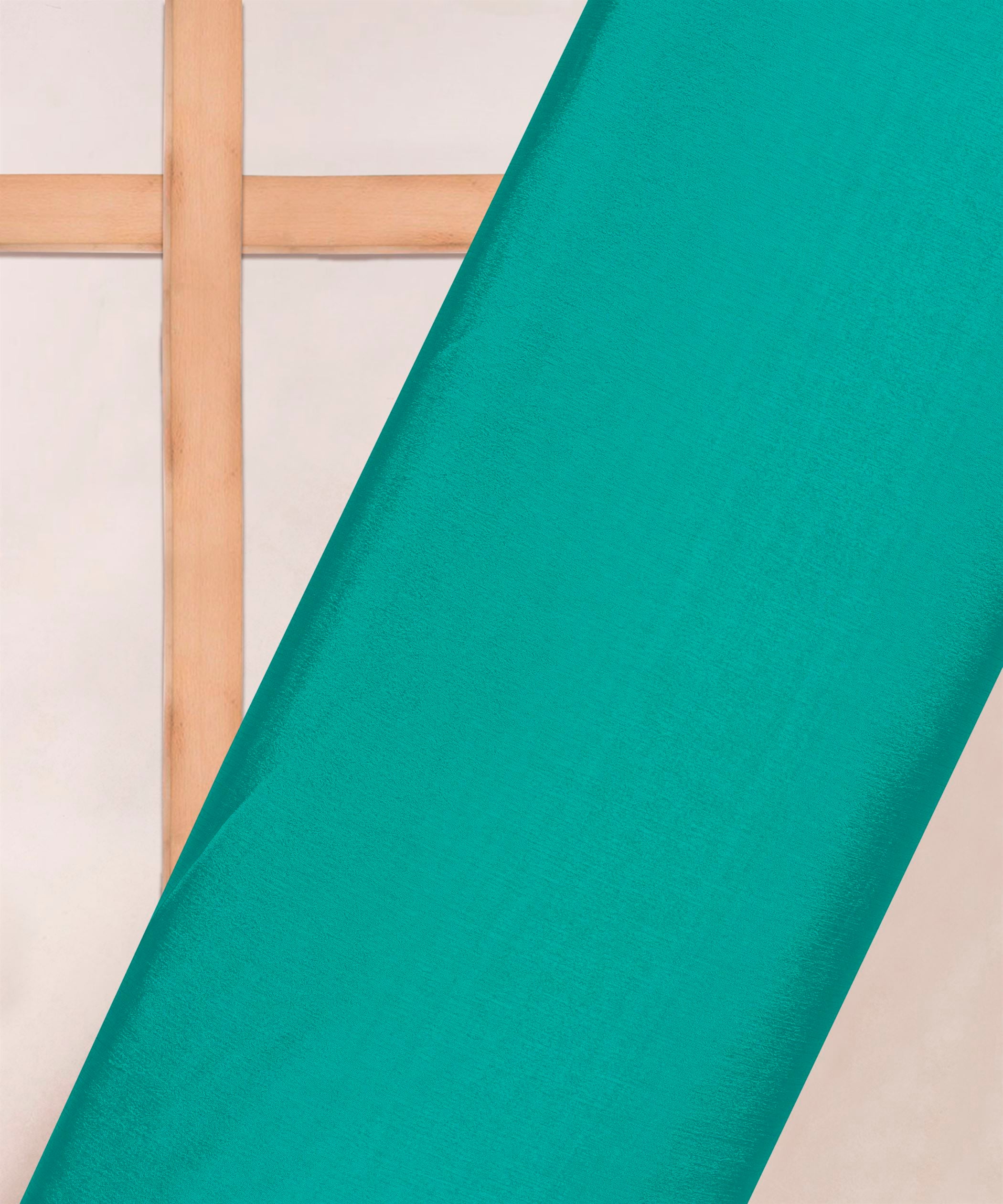 Sea Green Plain Dyed Bright Chiffon Fabric