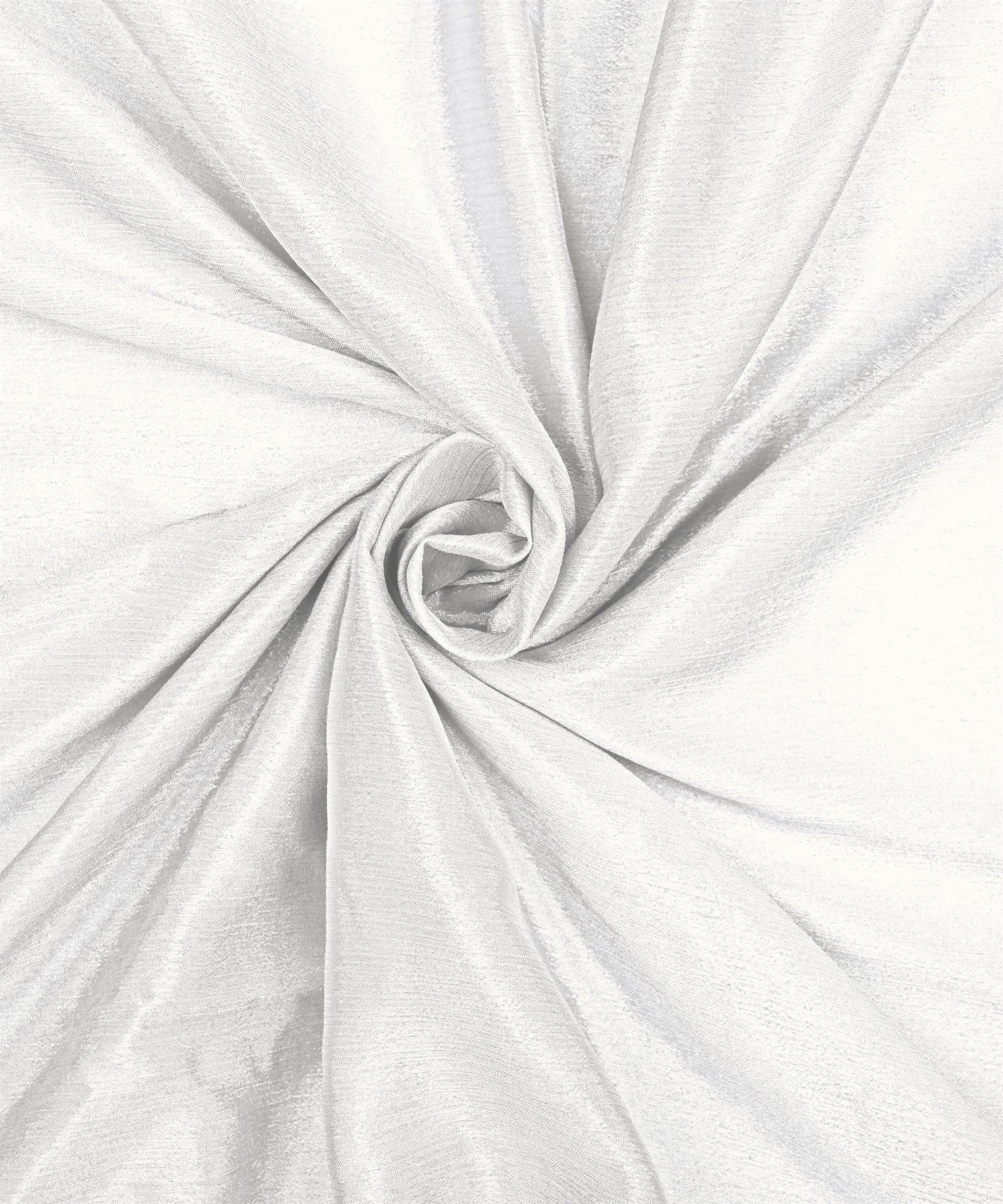 White Plain Dyed Bright Chiffon Fabric