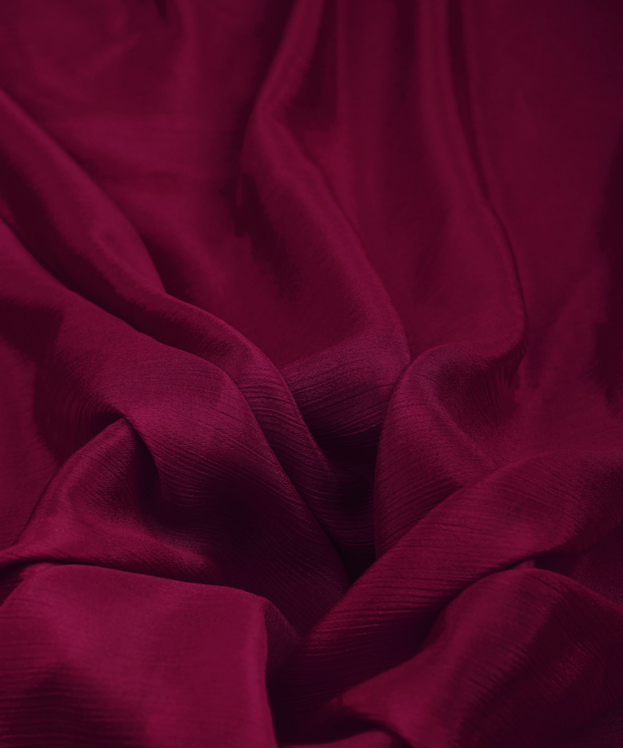 Wine Plain Dyed Bright Chiffon Fabric