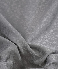 Grey Bright Chiffon Fabric with Jacquard-1