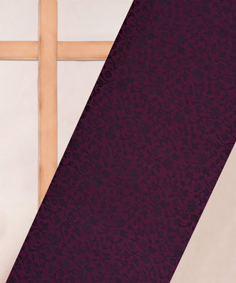 Satin Chiffon with Self Jacquard