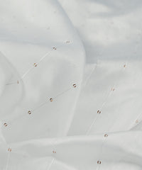 Chanderi Dyeable Fabric with Sequin Lining