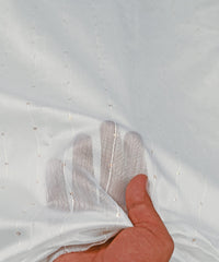 Chanderi Dyeable Fabric with Sequin Lining