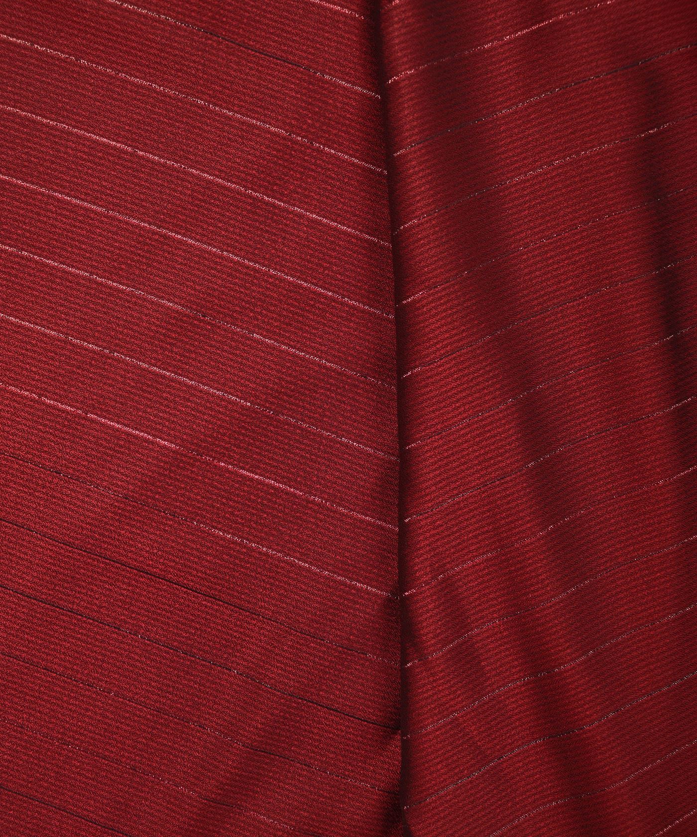 Coffee Chiffon fabric with Film Lining