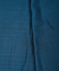 Dark Teal Chiffon fabric with Film Lining