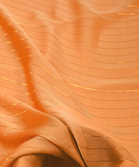 Light Coral Chiffon fabric with Film Lining