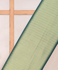 Moss Green Chiffon fabric with Film Lining