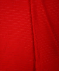 Red Chiffon fabric with Film Lining
