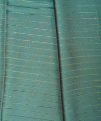Shiny Green Chiffon fabric with Film Lining
