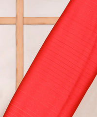 Tomato Chiffon fabric with Film Lining