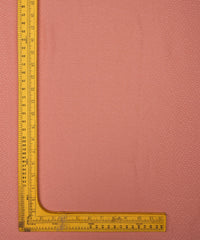 Peach Chinnon-Chiffon Fabric with jacquard-2