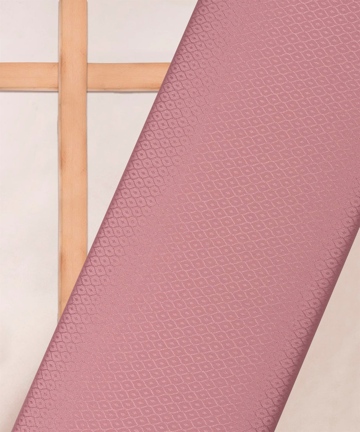 Pink Chinnon-Chiffon Fabric with jacquard-2