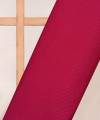Hot Pink Chinnon-Chiffon Fabric with Jacquard-3