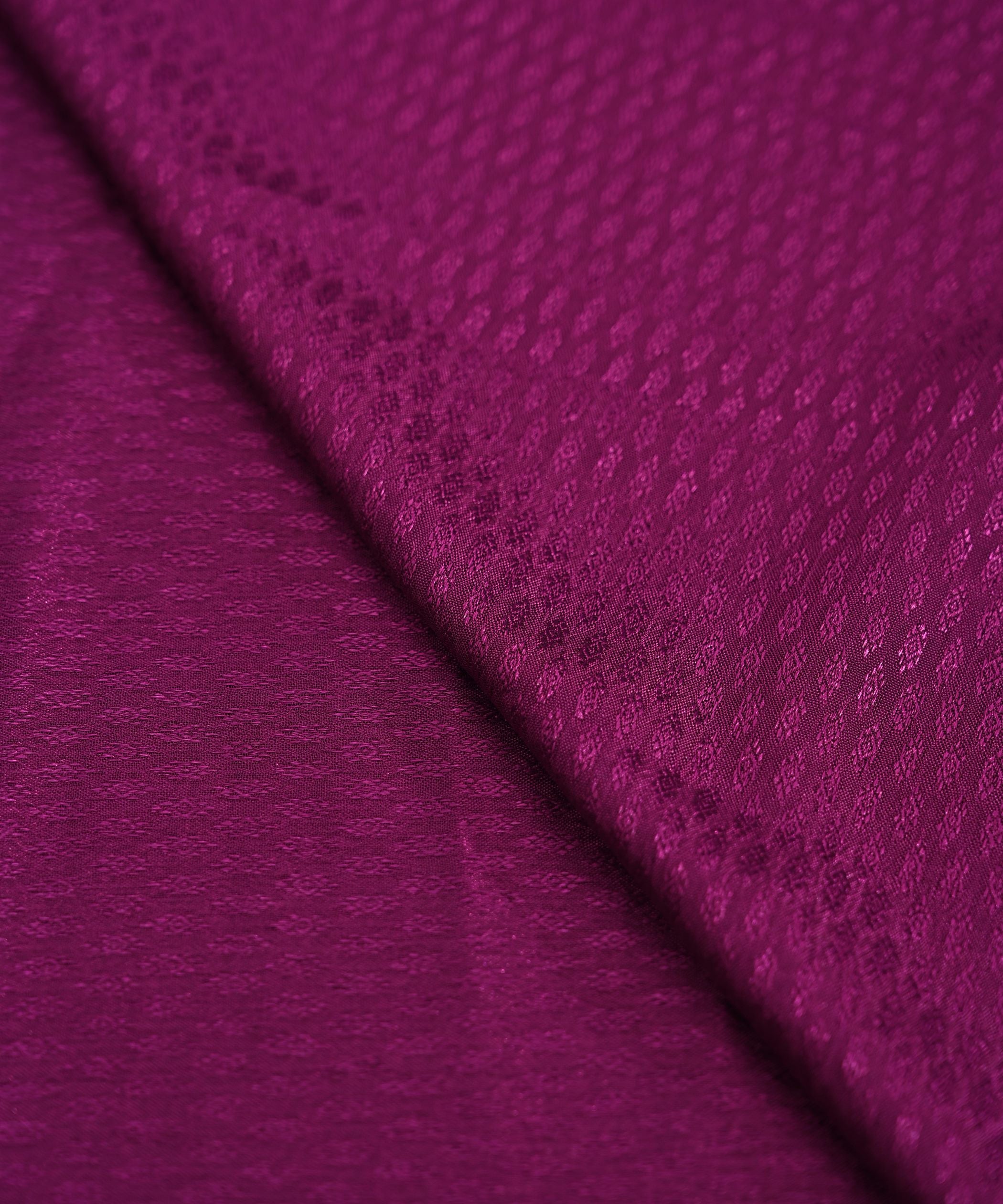 Magenta Chinnon-Chiffon Fabric with Jacquard-3