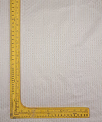 Chanderi with jacquard Dyeable Fabric