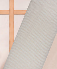 Chanderi with jacquard Dyeable Fabric
